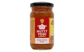 Nutty Yogi Sweet Lemon Pickle   Glass Jar  200 grams